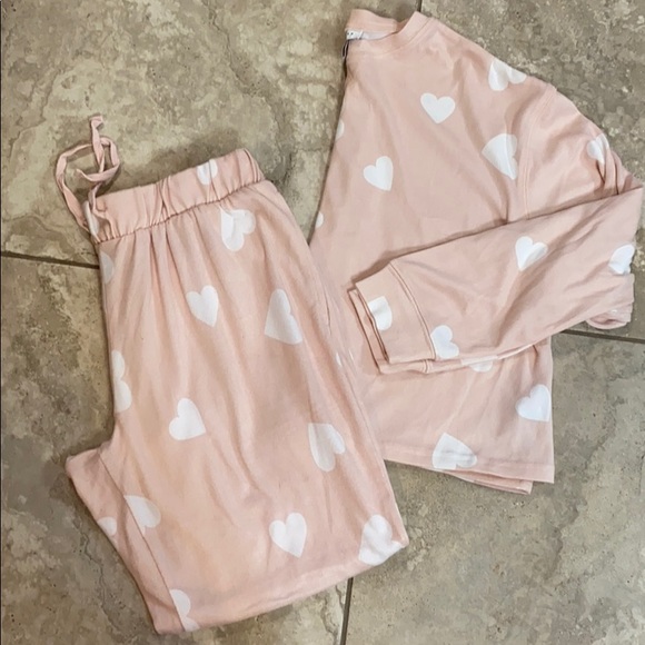Topshop Other - Top Shop heart pajama lounge set